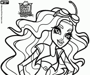 Colorear Robecca Steam, Monster High