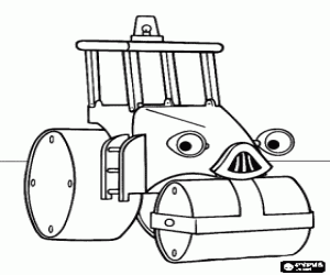 Colorear Roley la aplanadora