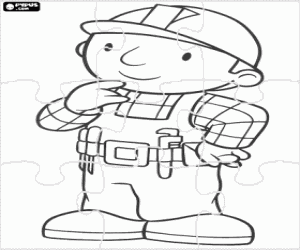 Colorear Rompecabezas de Bob el Constructor