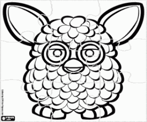 Colorear Rompecabezas de Furby