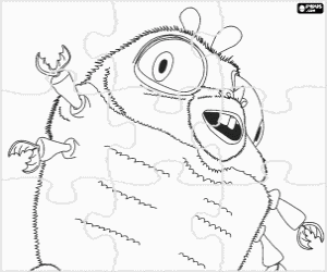 Colorear Rompecabezas de Insectosaurio