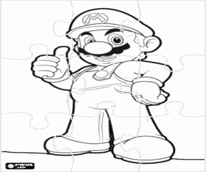 Colorear Rompecabezas de Mario, videojuego