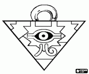 Colorear Rompecabezas Milenario de Yu-Gi-Oh