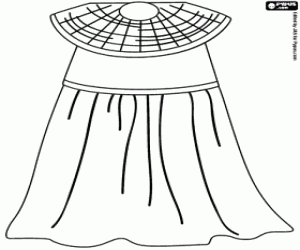 Colorear Ropa para mujer en el antiguo Egipto