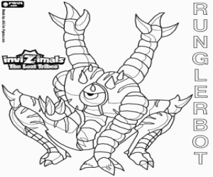 Colorear Runglerbot, Invizimals Tribus P.