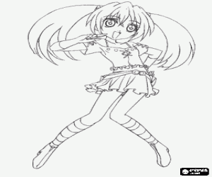 Colorear Runo, personaje de Bakugan