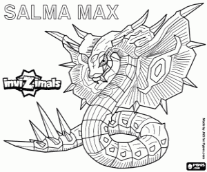Colorear Salma Max, una Invizimals