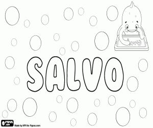 Colorear Salvo, variante de Salvio