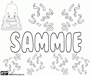 Colorear Sammie, variante de Sammy