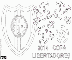 Colorear San Lorenzo, Libertadores 2014
