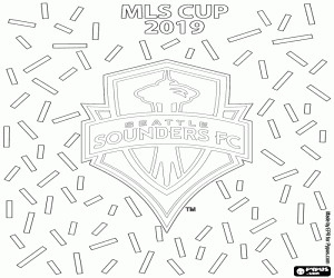Colorear Seattle Sounders, MLS Cup 2019