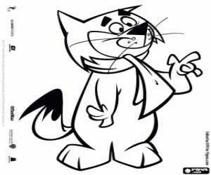 Colorear El seductor gato Panza