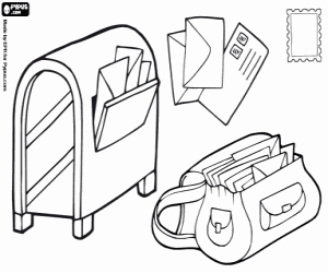 Colorear Servicio de correo tradicional