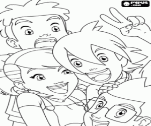 Colorear Los Señores de la Naturaleza 