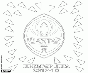 Colorear Shakhtar Donetsk, Liga  2017- 18