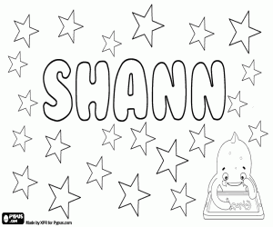 Colorear Shann, variante de Shan