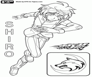 Colorear Shiro Shibakusa,personaje Scan2Go