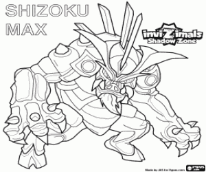 Colorear Shizoku Max, Invizimals LOD