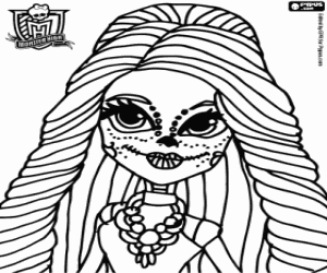 Colorear Skelita Calaveras, Monster High