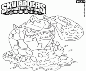 Colorear Skylander Eruptor