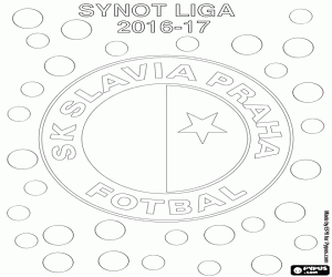 Colorear Slavia Praga, campeón 2016-2017