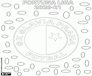 Colorear Slavia Praga, campeón 2020-2021