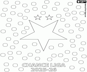 Colorear Slavia Praga, campeón 2025-2026