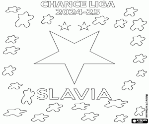 Colorear Slavia Praga,Chance Liga 2024-25