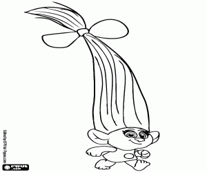 Colorear Smidge, un pequeño troll