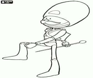 Colorear El soldado de madera de Dougal