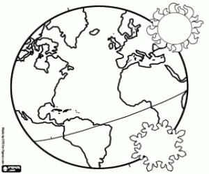 Colorear El solsticio de junio