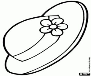 Colorear Sombrero con una flor