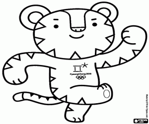 Colorear Soohorang, PyeongChang 2018