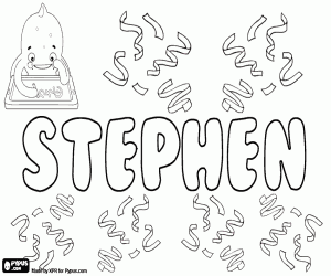 Colorear Stephen, variante de Steven