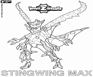 Colorear Stingwing Max de los Invizimals