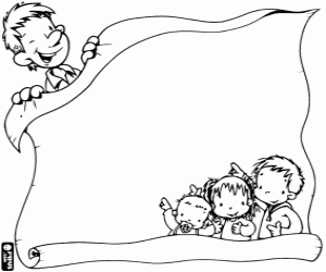 Colorear Tarjeta para el día del padre