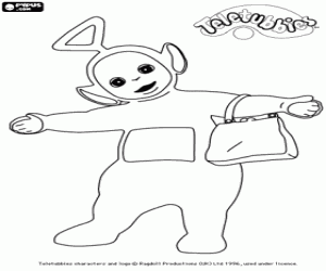 Colorear Teletubbies Tinky Winky