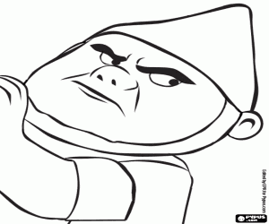 Colorear Teobaldo, el forzudo gnomo rojo