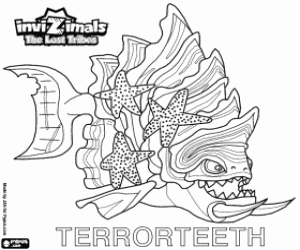 Colorear Terrorteeth, Invizimals LTP