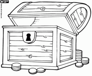 Colorear Un tesoro sumergido,una aventura