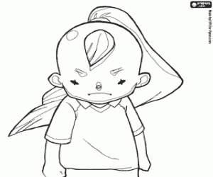 Colorear Tim Sanders o Ayumu Shorin 