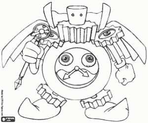 Colorear Time Wizard, personaje Yu-Gi-Oh