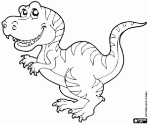 Colorear Tiranosaurio rex