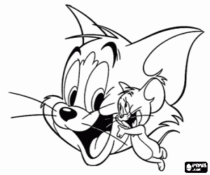 Colorear Tom y Jerry