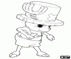 Colorear Tony Tony Chopper, One Piece