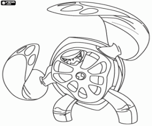 Colorear Torbellino,Ben 10 Ultimate Alien