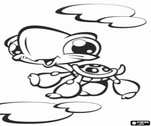 Colorear Tortuga de Littlest PetShop