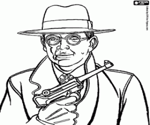 Colorear Toth, personaje de Indiana Jones
