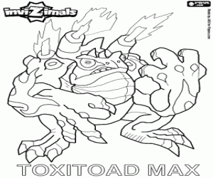 Colorear Toxitoad Max de los Invizimals
