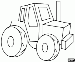 Colorear Tractor